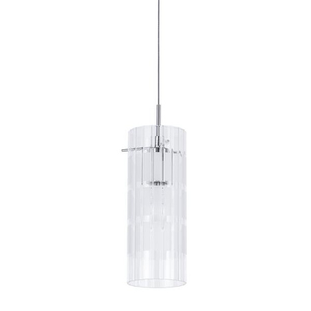 Max 1 sursă de lumină pandantiv plafonieră crom metal sticlă transparentă tub Italux MDM1957-1