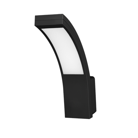 PIRYT LED 10W, corp de iluminat de grădină 800lm, IP54, 4000K, negru